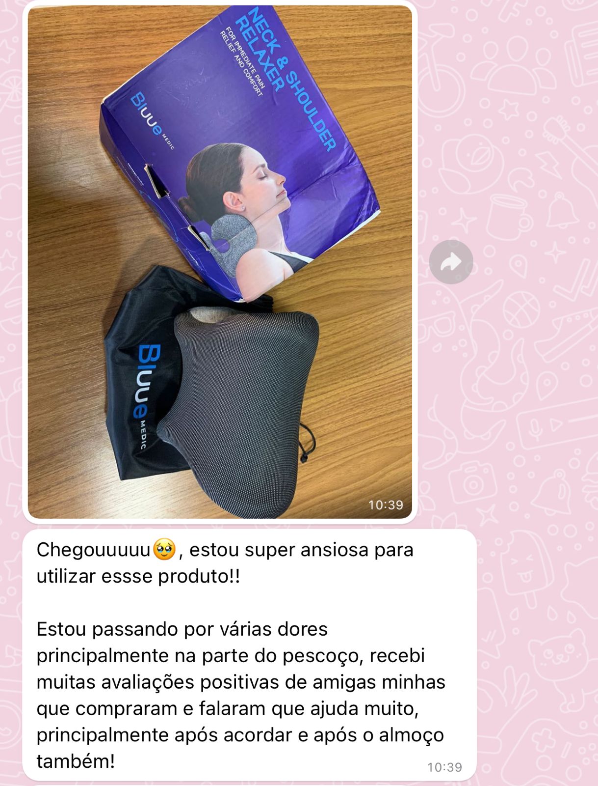 Depoimento real - Produto chegou, ansiosa para usar